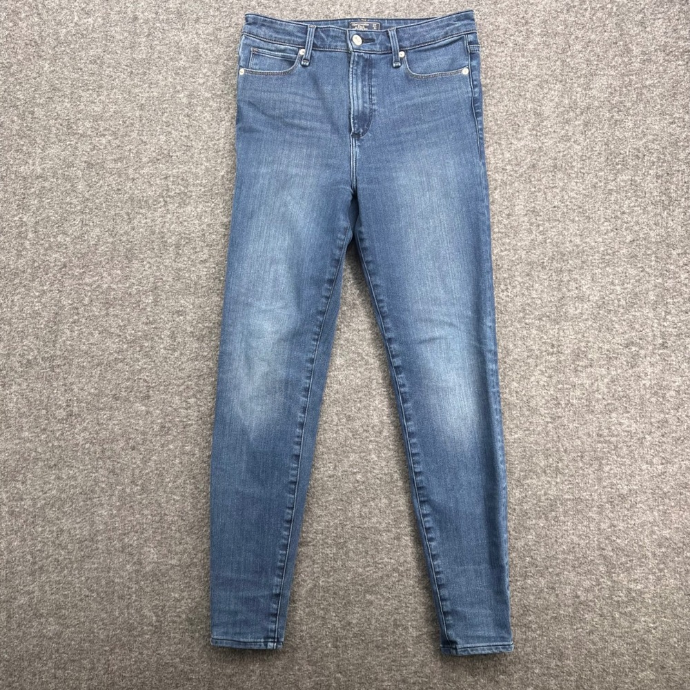 Abercrombie & Fitch Simone High Rise Super Skinny Jeans Medium Wash Blue 27 4R
